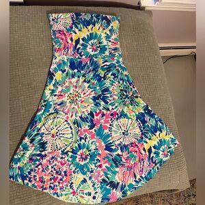 Lily Pulitzer strapless dresss